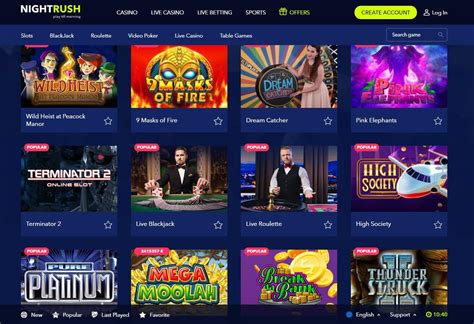 NightRush Casino Deposits & Withdrawals .